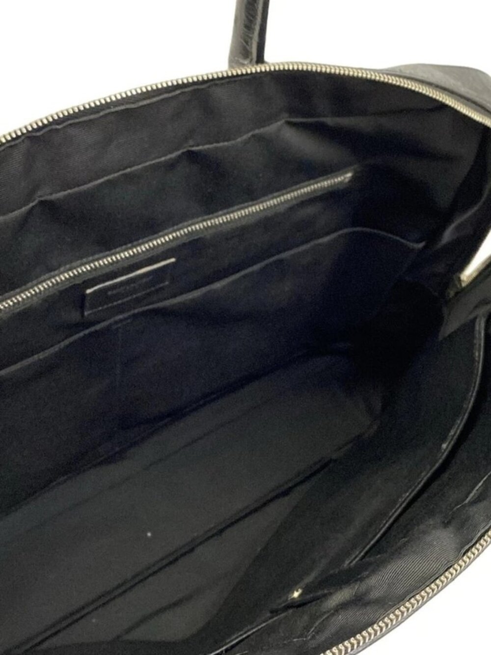 SAINT LAURENT PARIS Classic Museum 342606 Black Leather Business Bag - Picture 12 of 15